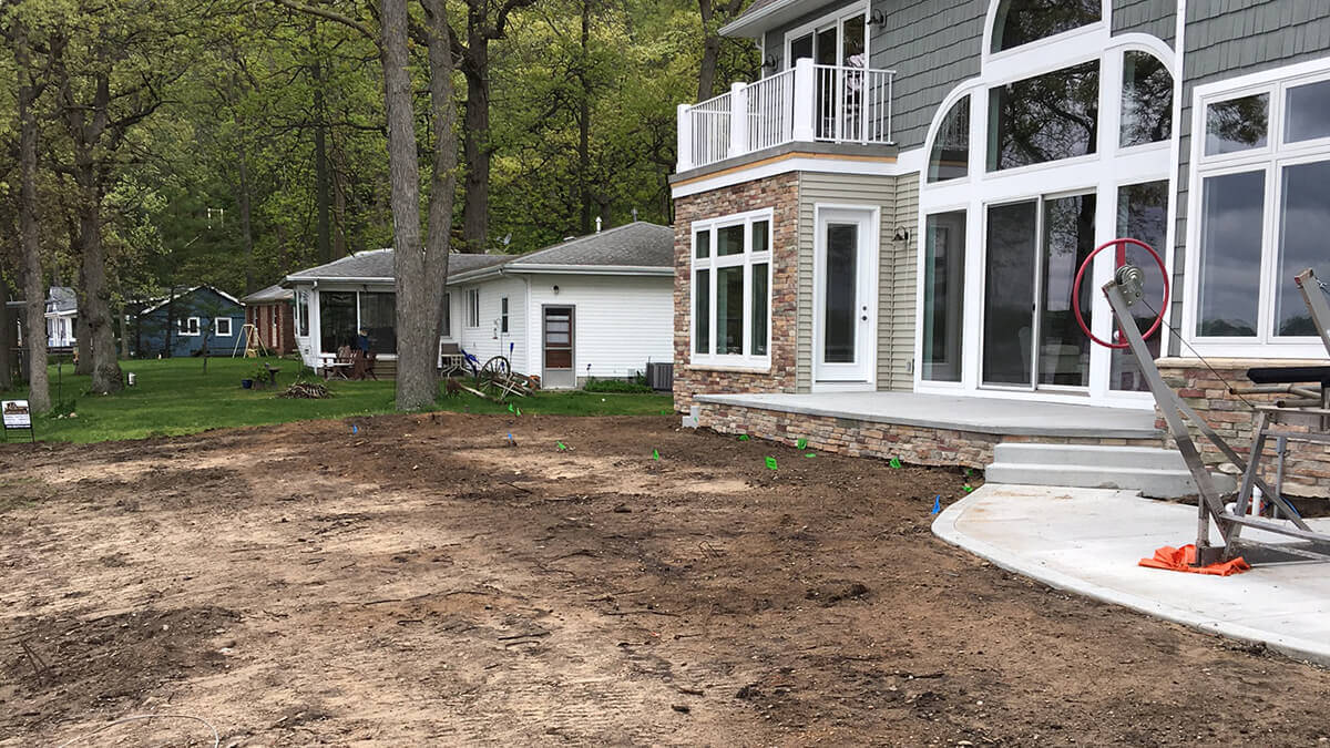 Dewart Lake Landscaping Project The Property Company