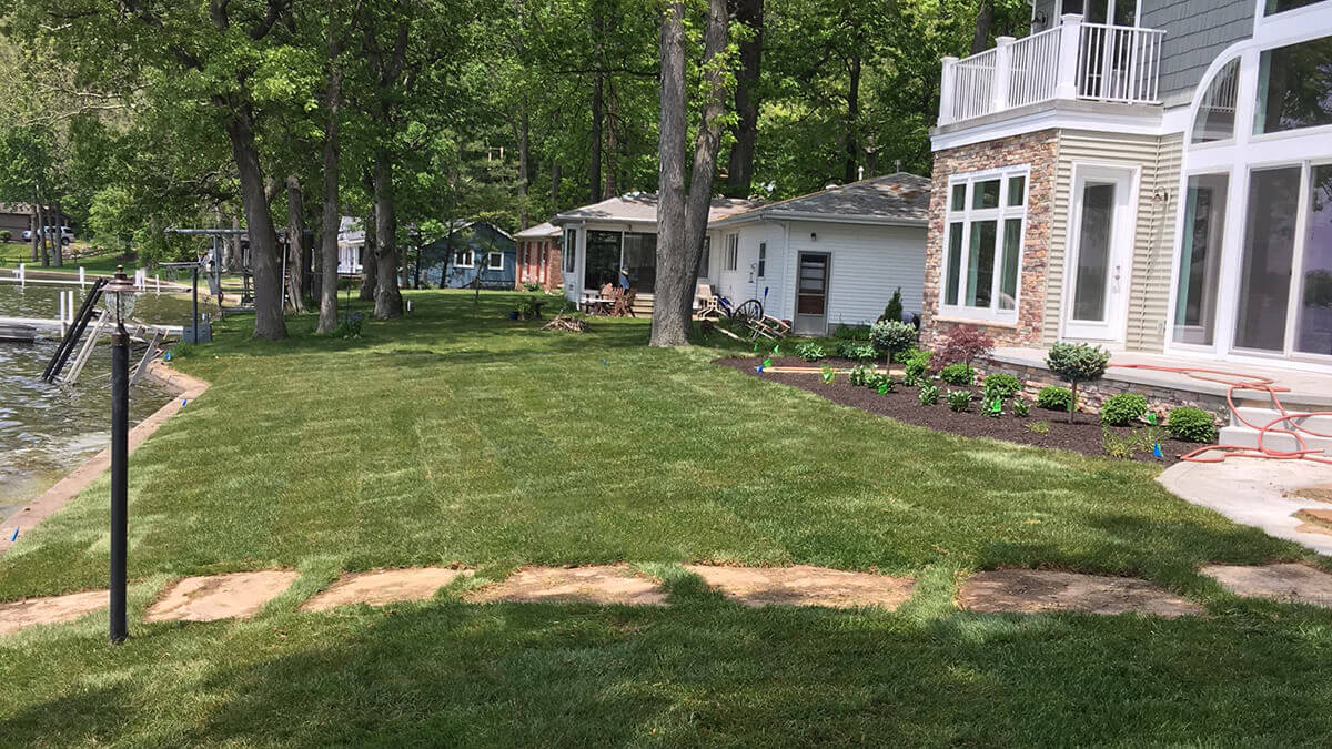 Dewart Lake Landscaping Project The Property Company