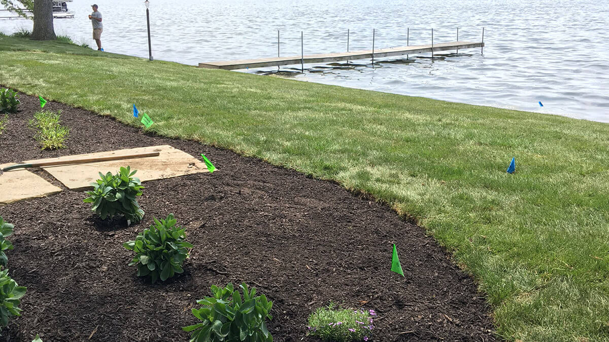 Dewart Lake Landscaping Project The Property Company